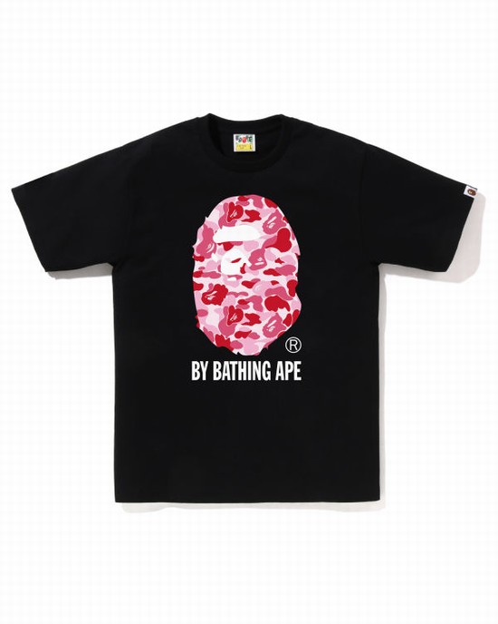 Pánské Tričko Bape ABC Camo By Bathing Ape Černé | 59371LPWD
