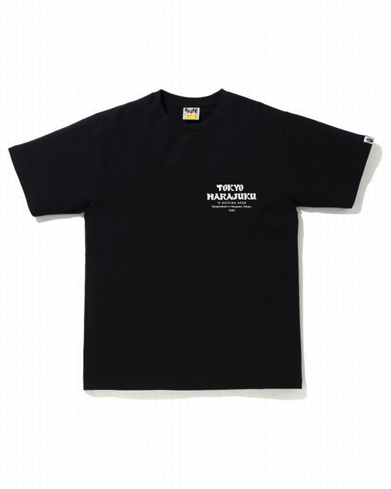 Pánské Tričko Bape ABC Camo Daruma Zelene | 36201JIST