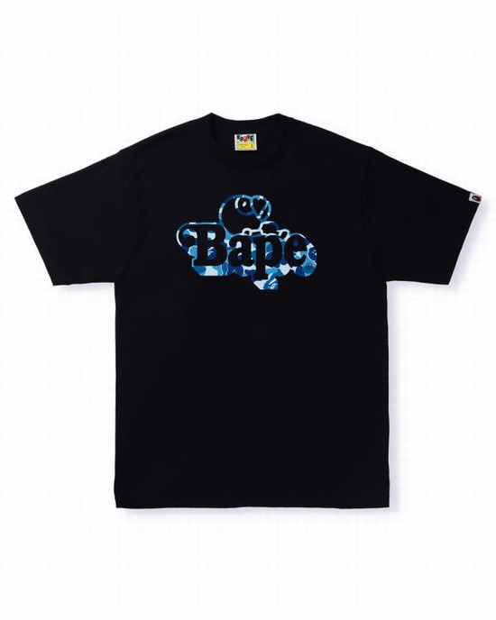 Pánské Tričko Bape ABC Camo Milo On Černé | 13694TNRC