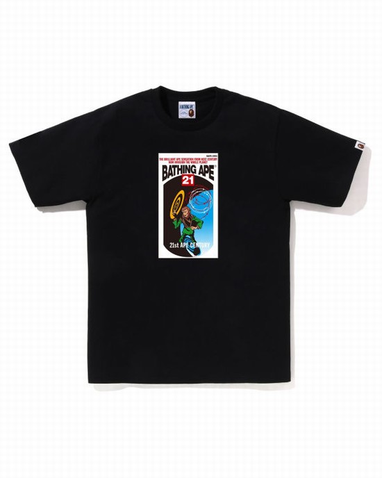 Pánské Tričko Bape Bathing Ape Černé | 71392CMHY