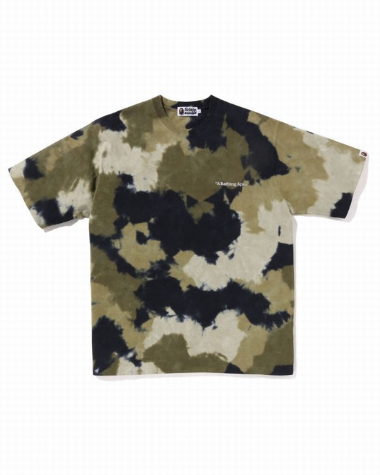 Pánské Tričko Bape Chusen Relaxed Fit Zelene | 75068RSBX