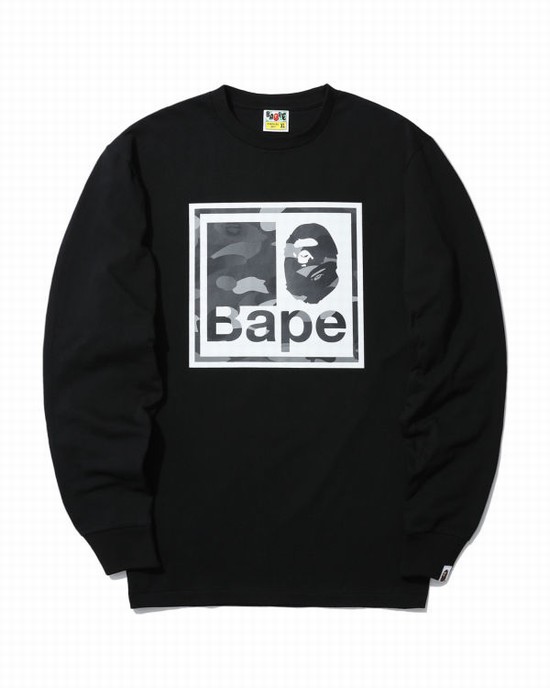 Pánské Tričko Bape Gradation Camo Černé | 12706AOUI