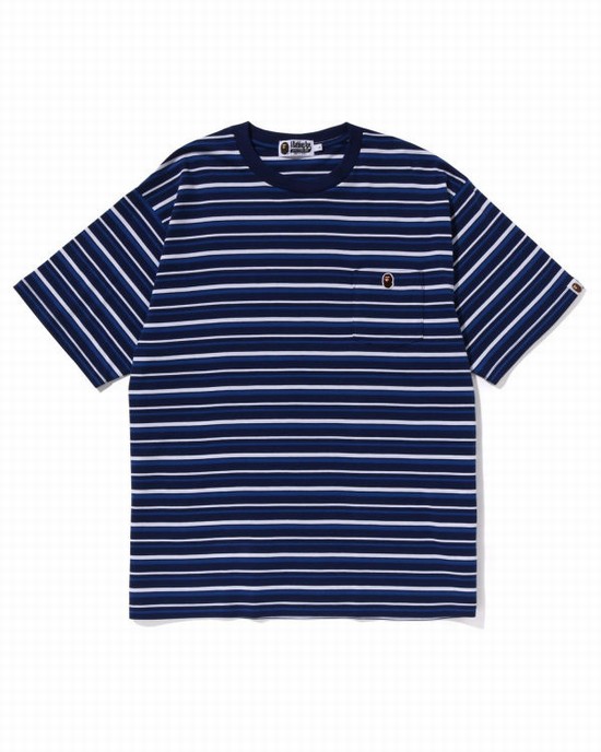 Pánské Tričko Bape Hoop One Point Relaxed Fit Blankyt | 91342WLDA