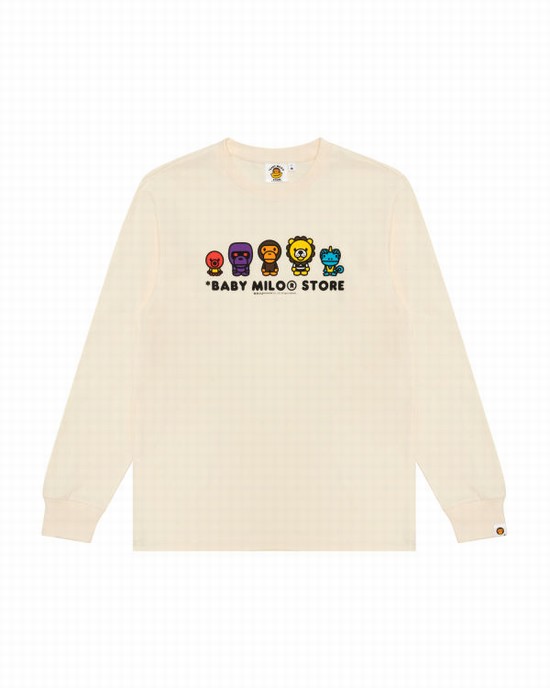 Pánské Tričko Bape Milo Bílé | 21563HWLY