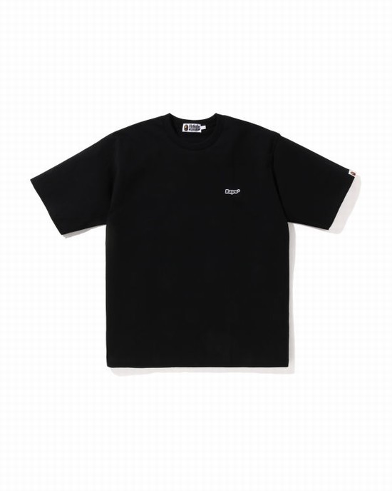 Pánské Tričko Bape One Point Relaxed Fit Černé | 48507VZBU