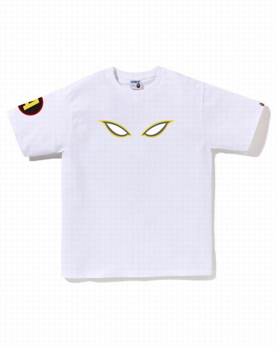 Pánské Tričko Bape Shadow Bílé | 09815DWUQ