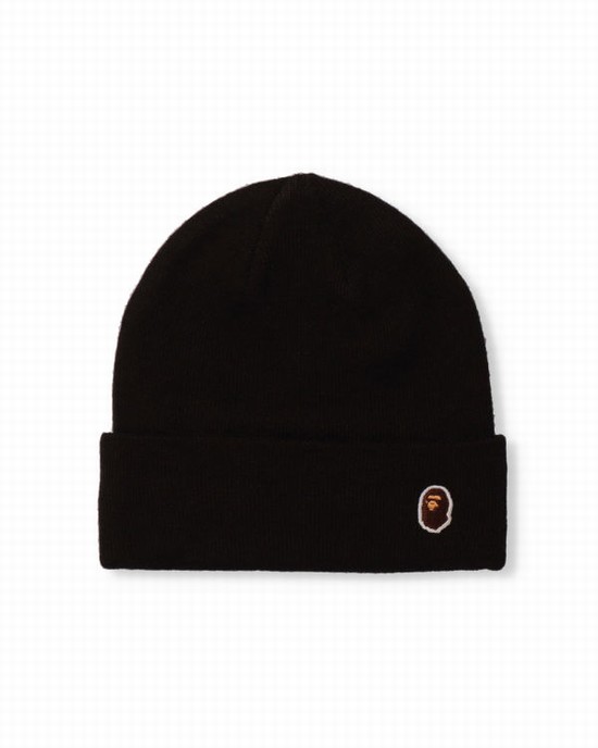 Pánské Čepice Bape Ape Head One Point Černé | 32095XTYE