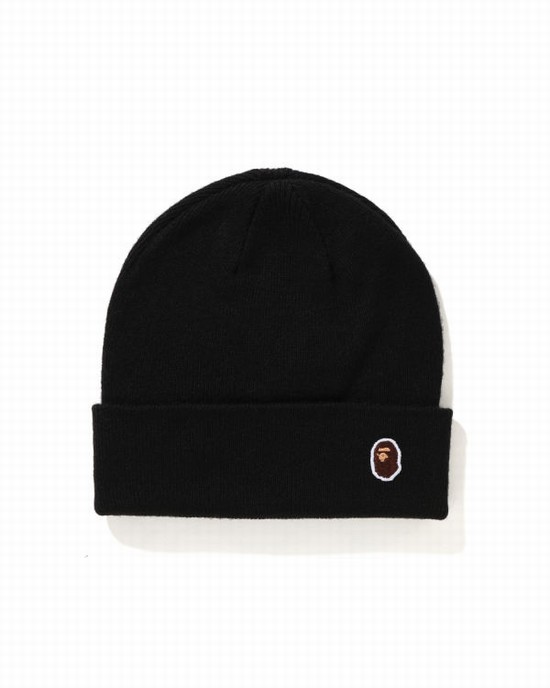 Pánské Čepice Bape Ape Head One Point Černé | 51430OBVT