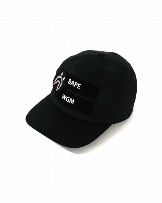 Pánské Čepice Bape Detachable Shark Patch Černé | 96041OMPU