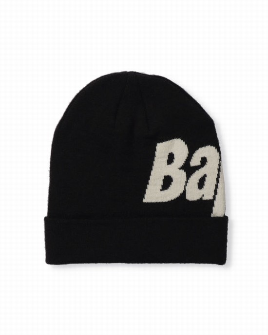 Pánské Čepice Bape Knit Černé | 70342FIQC