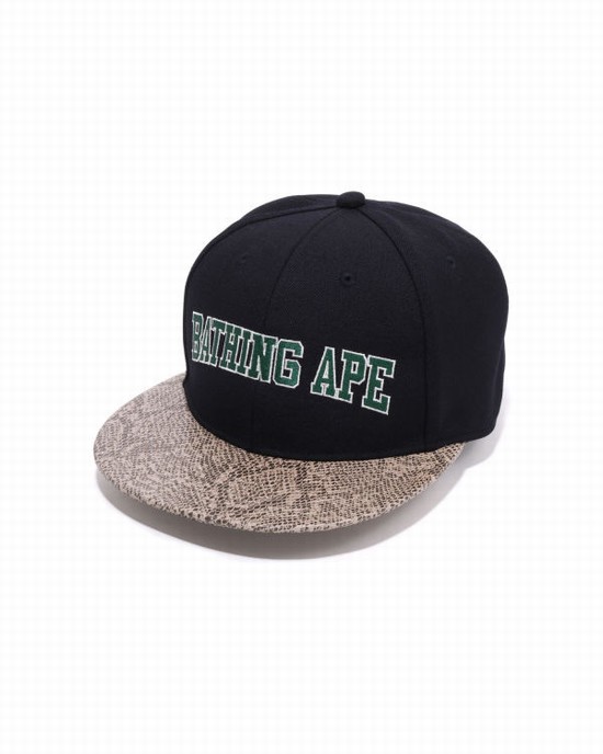 Pánské Čepice Bape Snake Panel Tmavě Blankyt Blankyt | 86742TROY