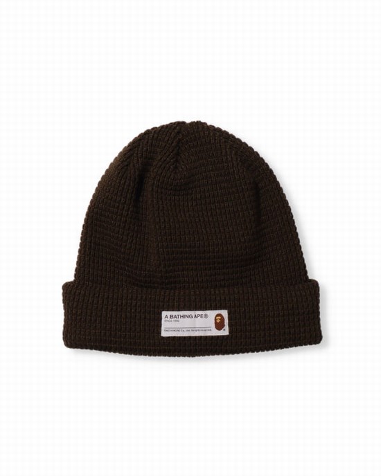 Pánské Čepice Bape Waffle Tmavě Zelene | 27143STOV