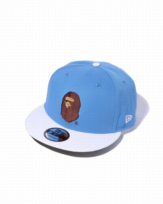Pánské Čepice Bape X New Era Ape Head 9 Fifty Blankyt | 10439HUKV