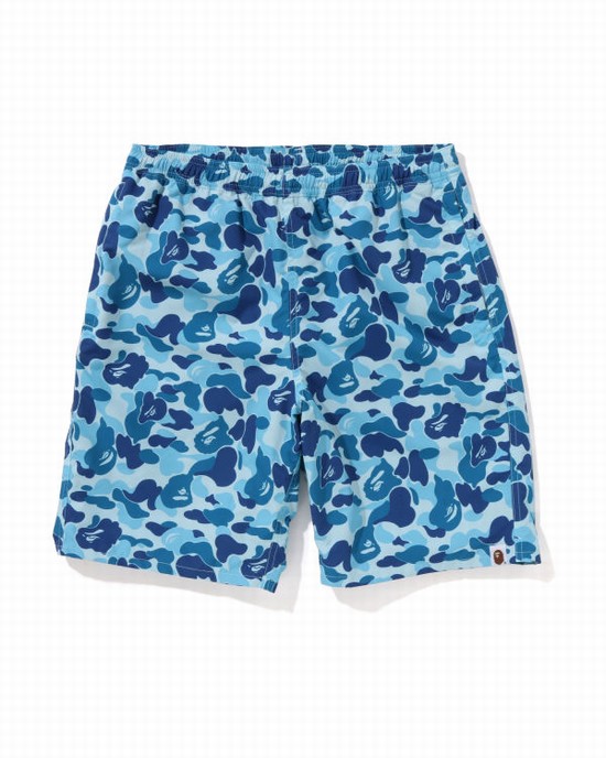 Pánské Šortky Bape ABC Camo Beach Blankyt | 62795TCLH