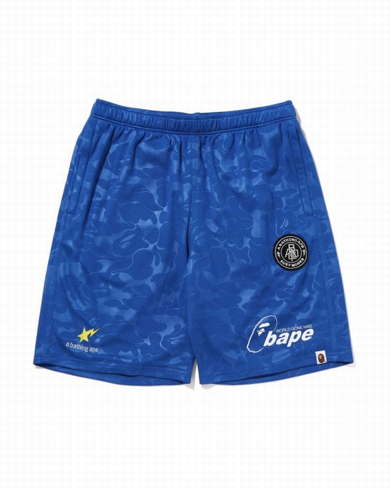 Pánské Šortky Bape Soccer Game Blankyt | 89207IRHE