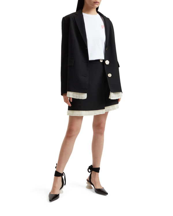 Dámské Bundy Bape Buttoned blazer Černé | 17624GOPC