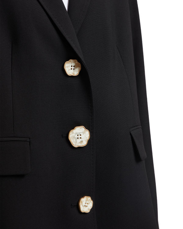 Dámské Bundy Bape Buttoned blazer Černé | 17624GOPC