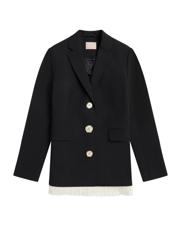 Dámské Bundy Bape Buttoned blazer Černé | 17624GOPC