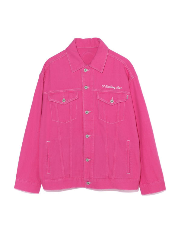 Dámské Bundy Bape Champion Oversized Color Twill Růžové | 93875EGUS