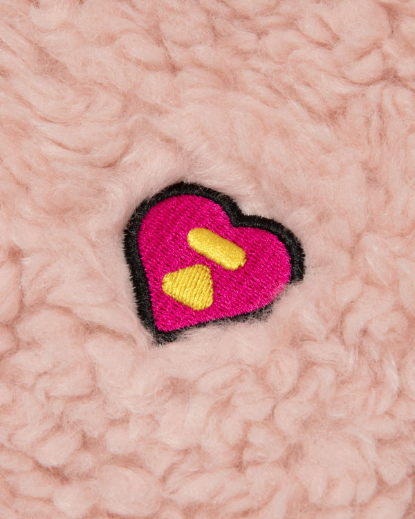 Dámské Bundy Bape Faux fur Růžové | 42315PRIY