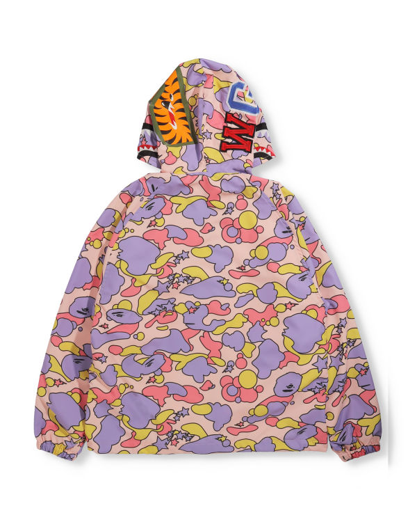 Dámské Bundy Bape STA Camo Oversized Full Zip Růžové | 10546EDPF