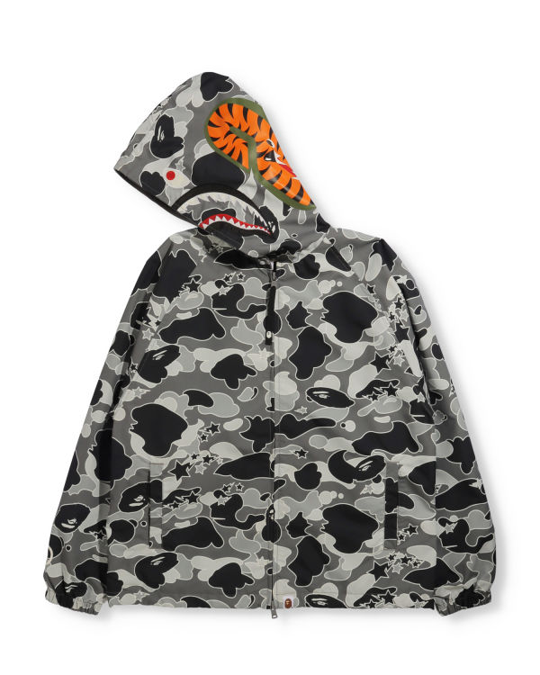 Dámské Bundy Bape STA Camo Oversized Full Zip Černé | 15904YRUA