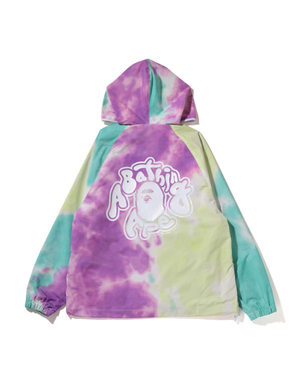 Dámské Bundy Bape Tie-Dye Oversized Full Zip Fialové Zelene Blankyt | 50437UXNY