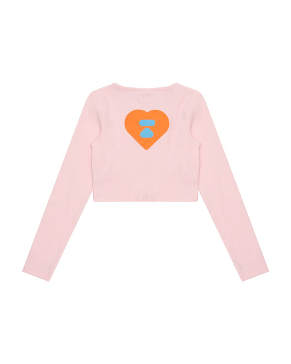 Dámské Halenka Bape Cropped slim cut Růžové | 16759KTXL