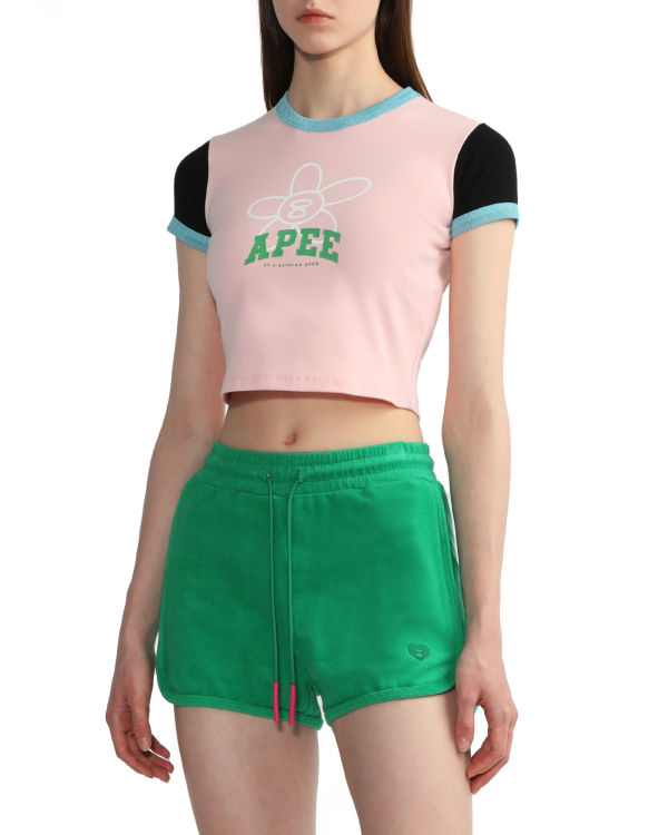 Dámské Halenka Bape Grafická Růžové | 85492CEHM