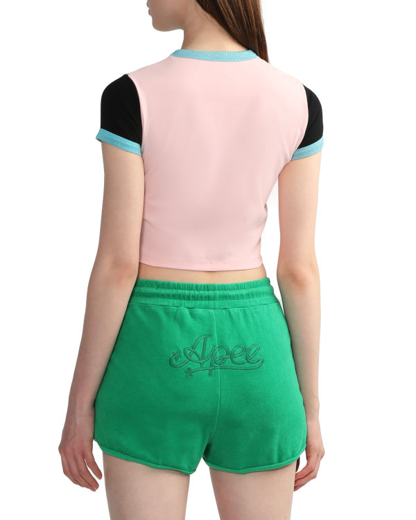 Dámské Halenka Bape Grafická Růžové | 85492CEHM