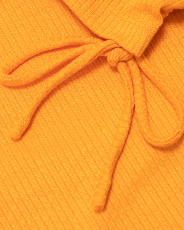 Dámské Halenka Bape Logo drawstring cropped Oranžové | 85179VEKQ
