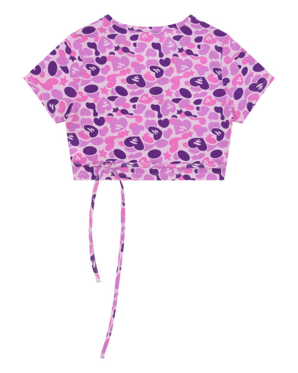Dámské Halenka Bape Printed Fialové | 85912ZDLM