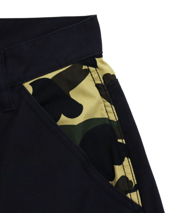 Dámské Kalhoty Bape 1st Camo Painter Černé | 43820NBZC