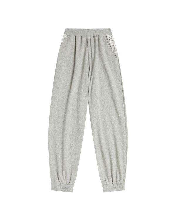 Dámské Kalhoty Bape Relaxed Šedé | 41809LDCR