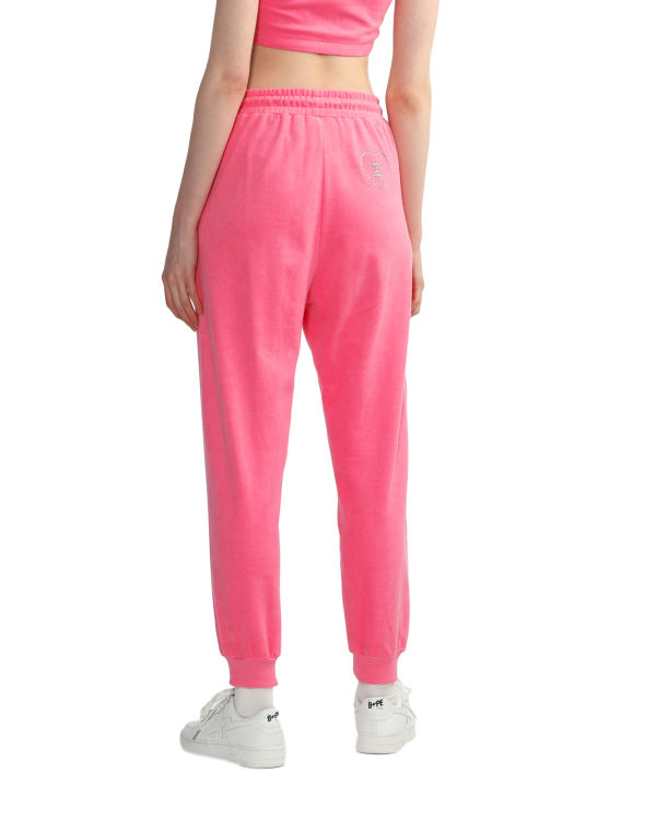 Dámské Kalhoty Bape Towelling track Růžové | 24836UFIM