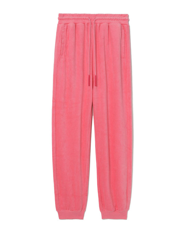 Dámské Kalhoty Bape Towelling track Růžové | 24836UFIM