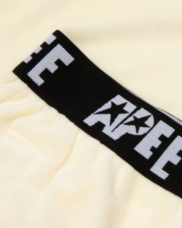 Dámské Kalhoty Jogger Bape Velour Bílé | 07328FMOK