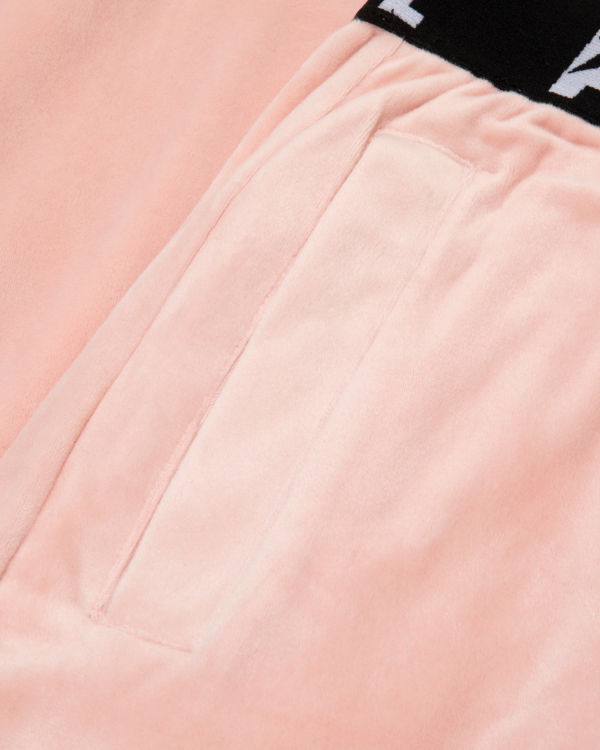 Dámské Kalhoty Jogger Bape Velour Růžové | 08374BMDV