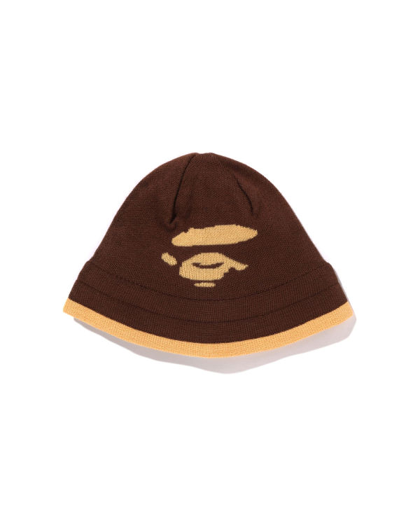 Dámské Klobouky Bape APE Face Hnědé | 61258NGZB