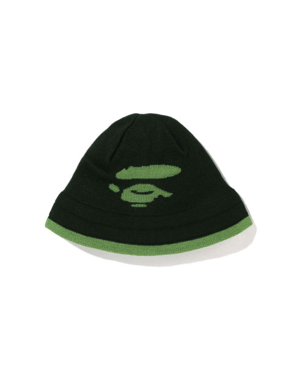Dámské Klobouky Bape APE Face Tmavě Zelene | 79128IFGW