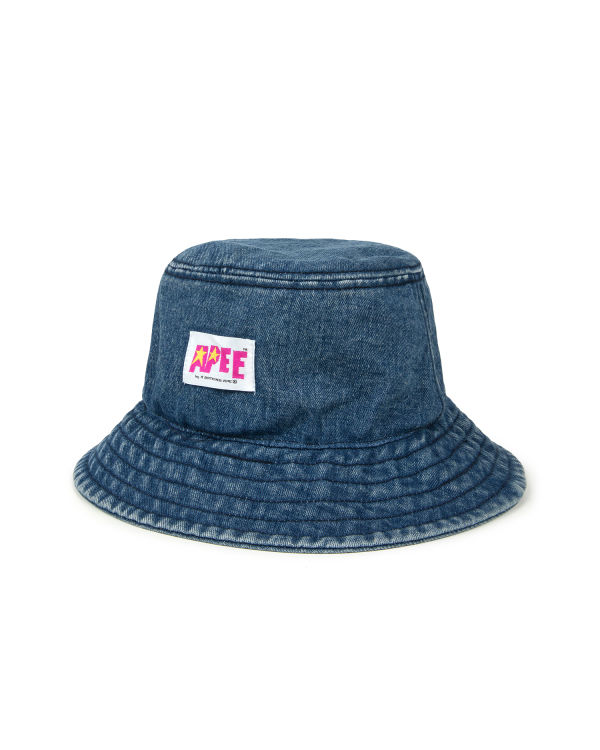 Dámské Klobouky Bape Denim bucket Blankyt | 04715YMWQ
