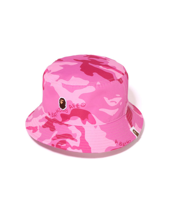 Dámské Klobouky Bape Woodland Camo Bucket Růžové | 51078VZDH