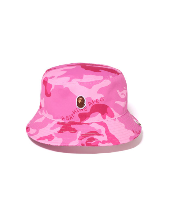 Dámské Klobouky Bape Woodland Camo Bucket Růžové | 51078VZDH
