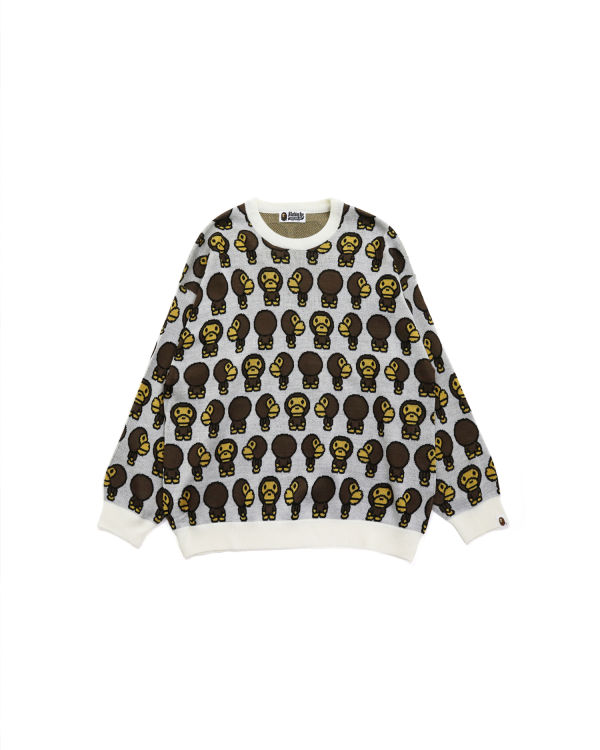 Dámské Knitwear Bape Milo Oversized Bílé | 60841JKHO