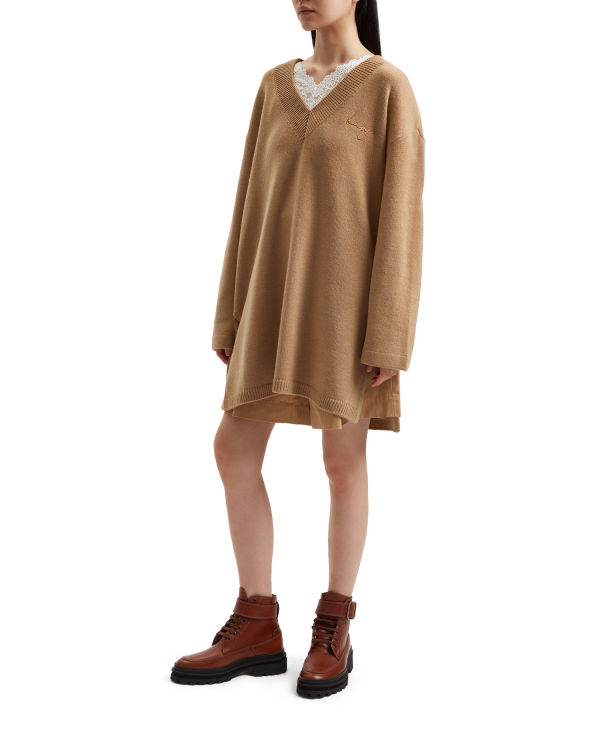 Dámské Knitwear Bape Oversized Béžový | 37821YXDI