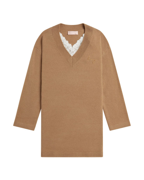 Dámské Knitwear Bape Oversized Béžový | 37821YXDI