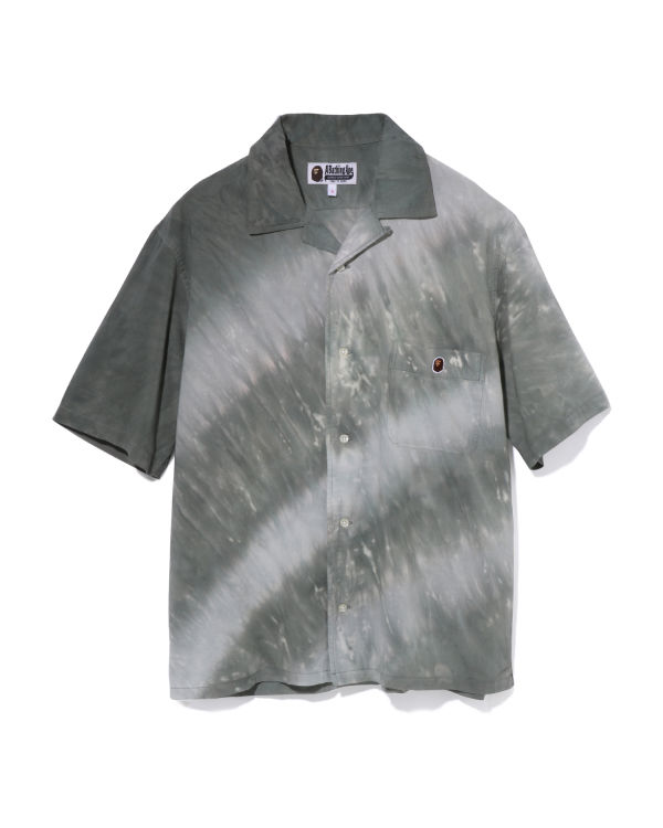 Dámské Košile Bape Ape Head One Point Dye Černé | 45783BWDK