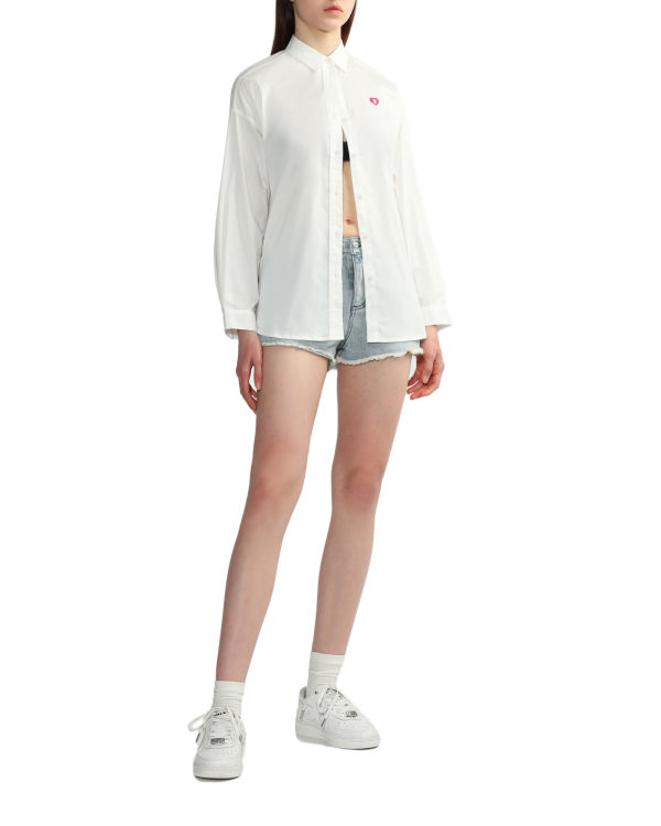 Dámské Košile Bape Boyfriend Bílé | 75196QKXB