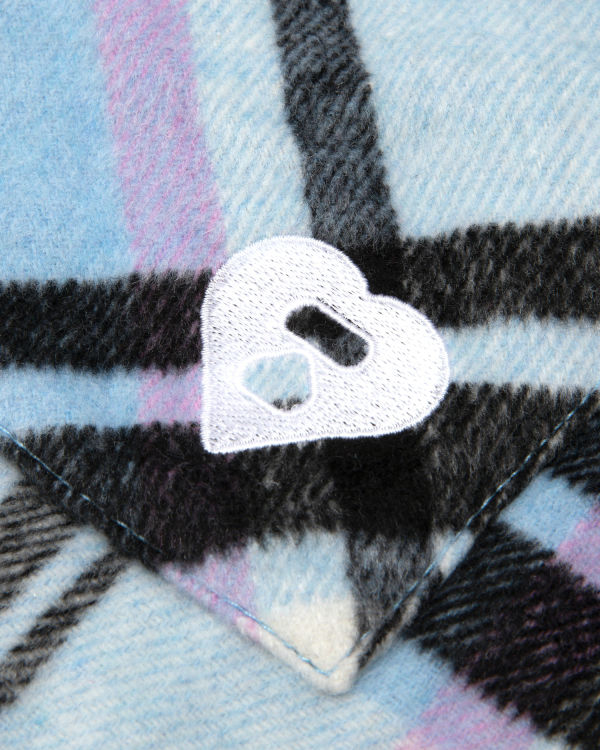 Dámské Košile Bape Checked Blankyt | 67139TQGR