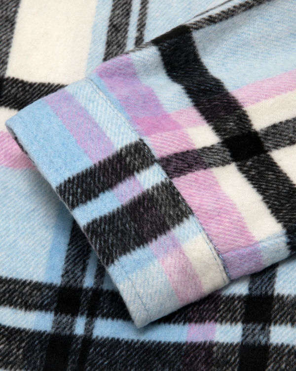 Dámské Košile Bape Checked Blankyt | 67139TQGR